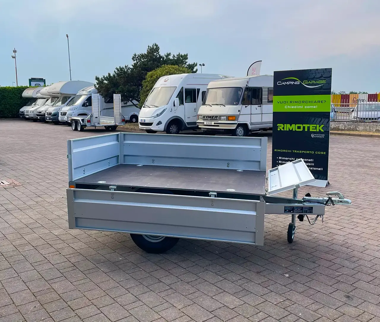 Foto Rimorchio, BETA 180 SF fronte sede Camping Garage a Novara