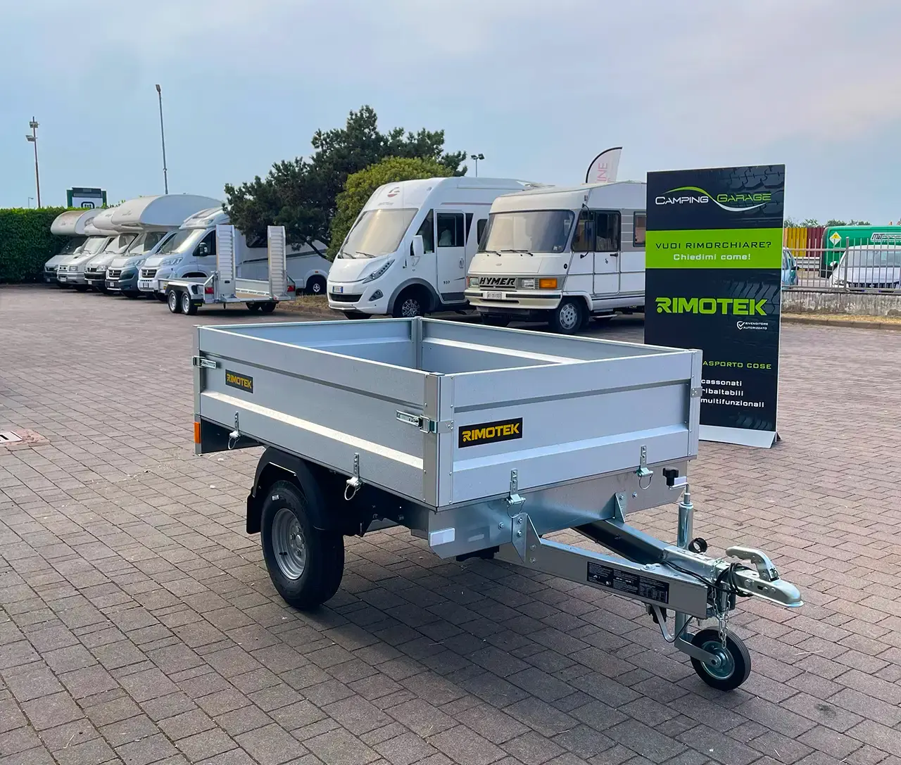 Foto Rimorchio, BETA 180 SF fronte sede Camping Garage a Novara