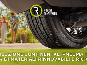 La rivoluzione Continental: pneumatici con il 65% di materiali rinnovabili e riciclati