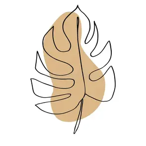 contour-line-drawing-leaf-monstera-modern-minimalism-art-aesthetic-contour-pastel-scandina
