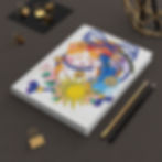 Lucky cat graphic notebook