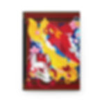 Notebook cover with Japanese art of koi fish and Kitsune mask