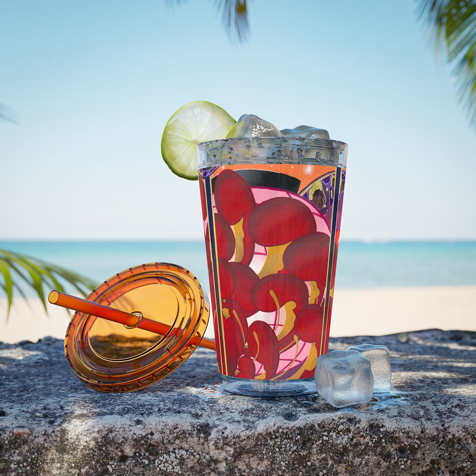 Thumbnail: Colorful iced drink with lime on a tropical beach