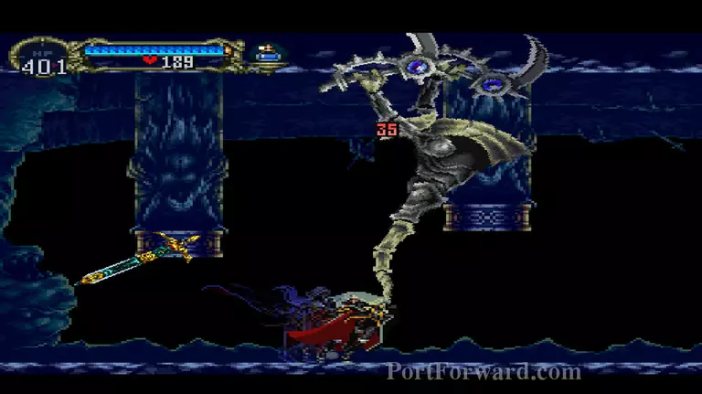 Castlevania Death ssecond form vs alucard
