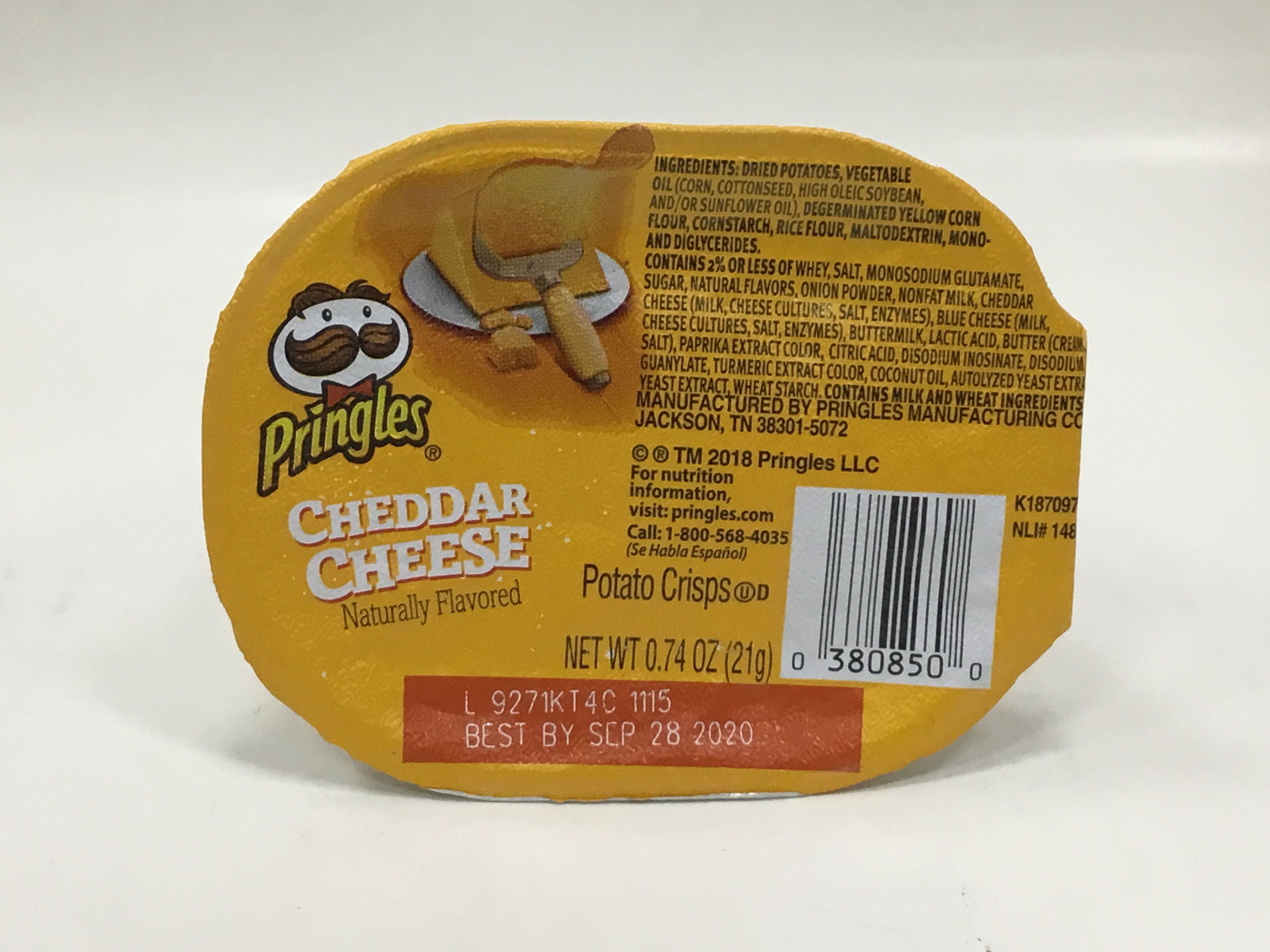 PRINGLES CHEDDAR CHEESE MINI .74oz
