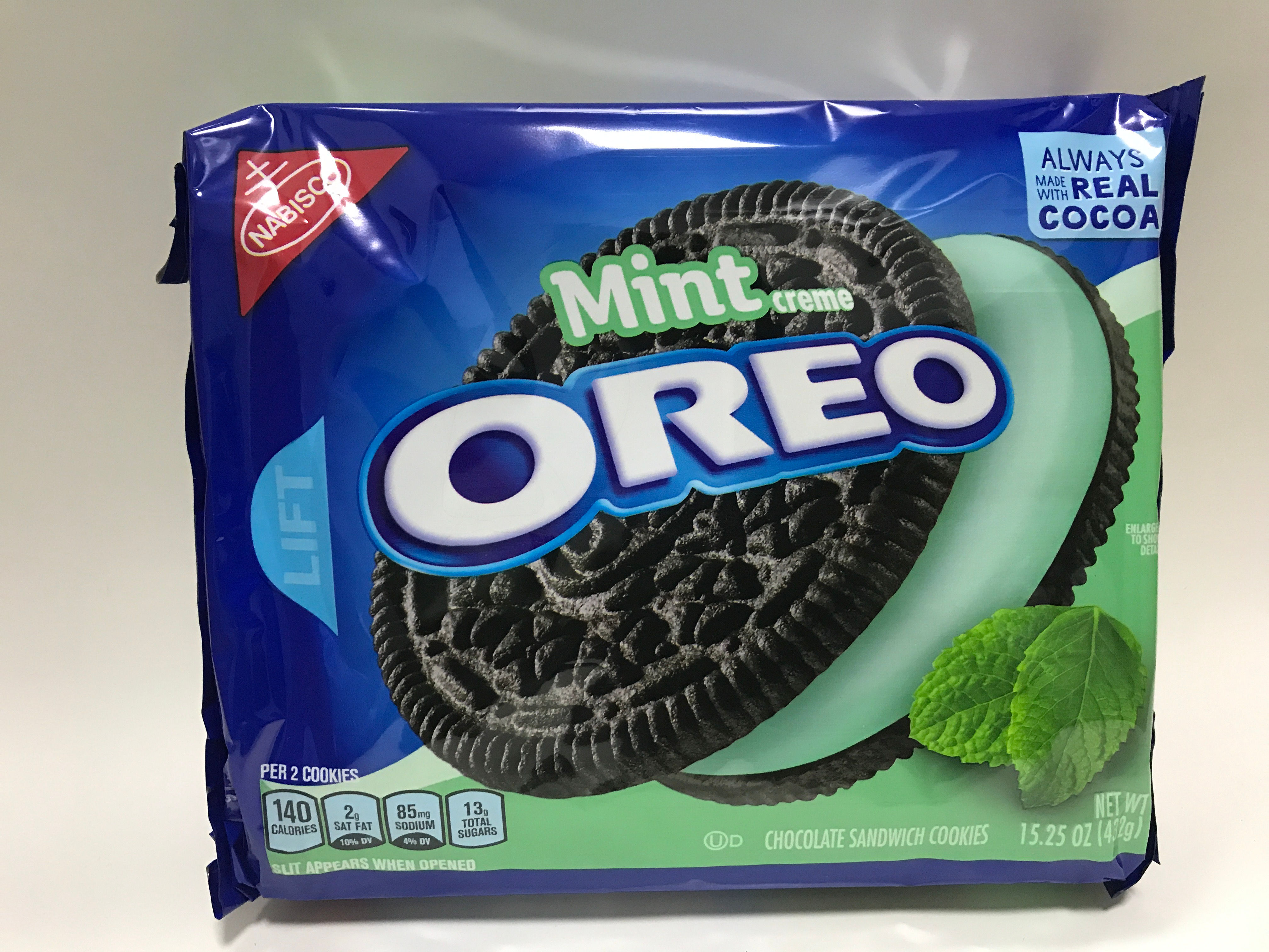 NAB OREO MINT CREAM CHOCOLAT - 15.25oz