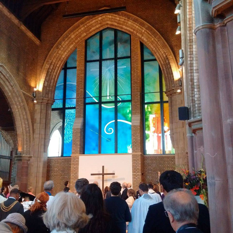 The church back up and running!