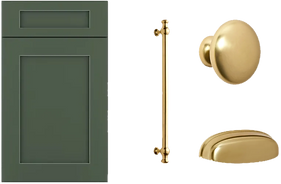 Base cabinet design hardware