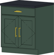 Base cabinet design