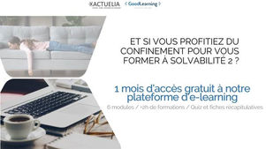 Profitez de la plateforme E-learning Solva2 gratuitement pendant la période de confinement