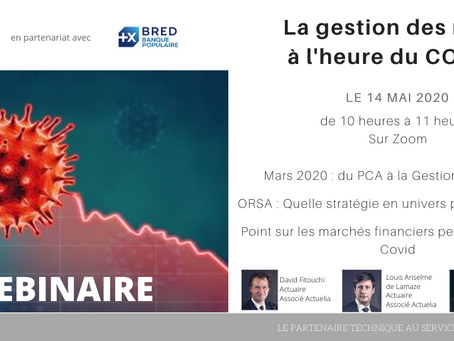 Invitation au Webinaire le 14 mai 2020: La gestion des risques à l'heure du COVID-19, avec la BRED