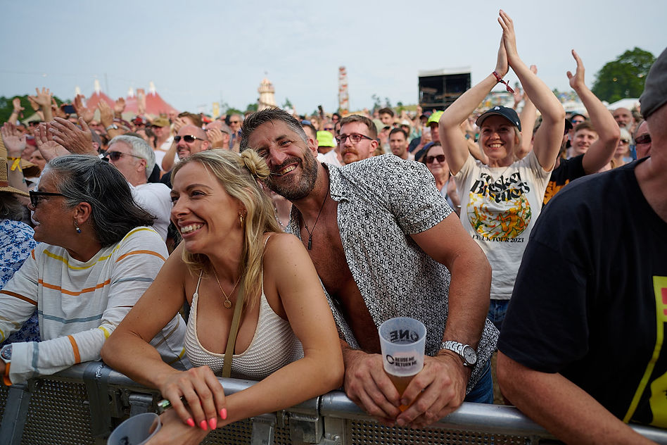 crowd at Black Deer Festival