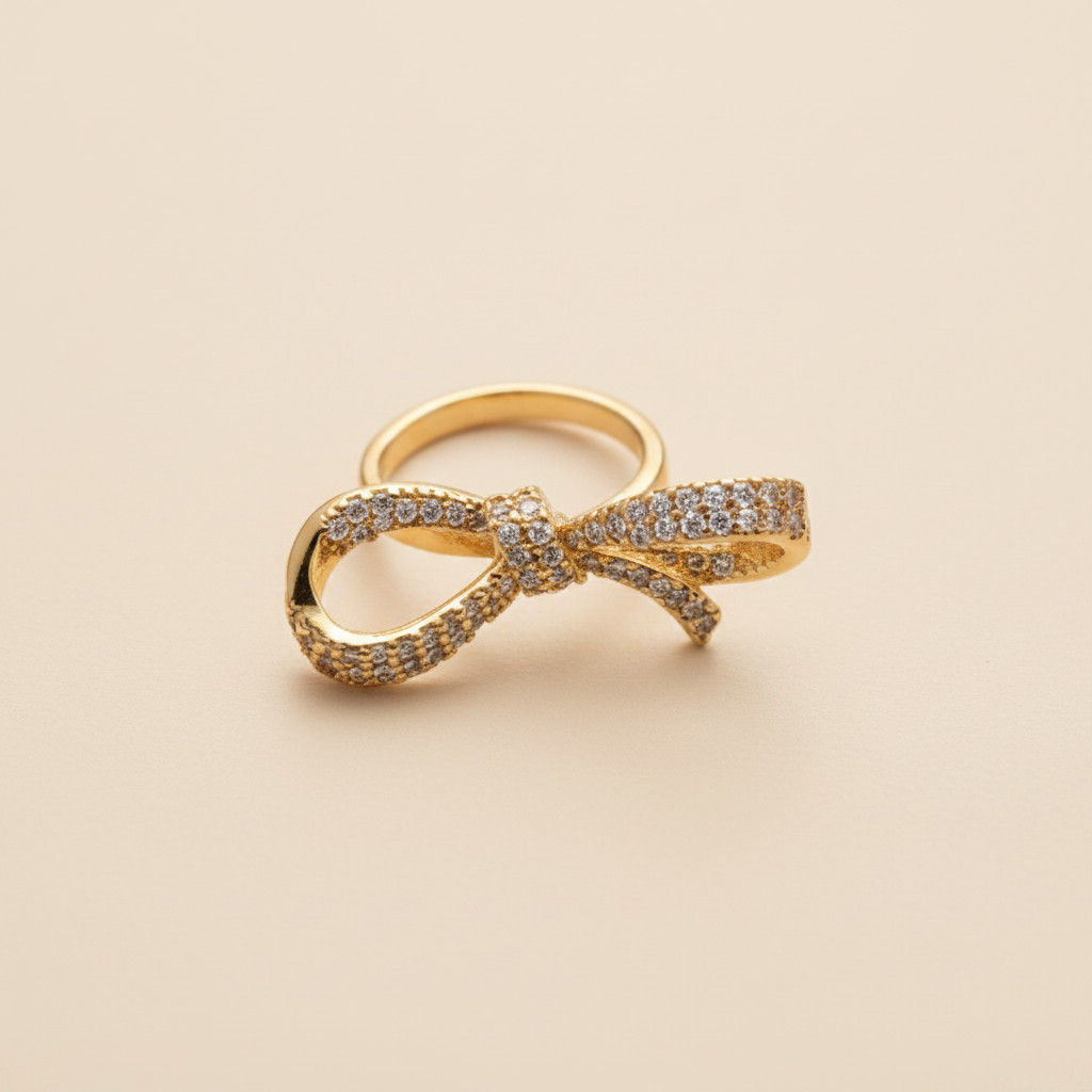 Belle Nœud Pavé Ring