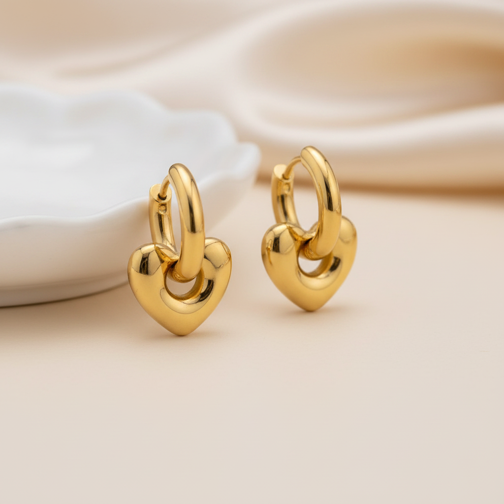 Cœur Enlacé Hoops