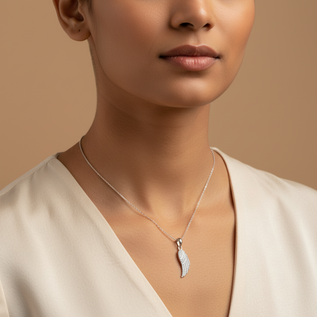 Ailes Célestes Sterling Silver Necklace