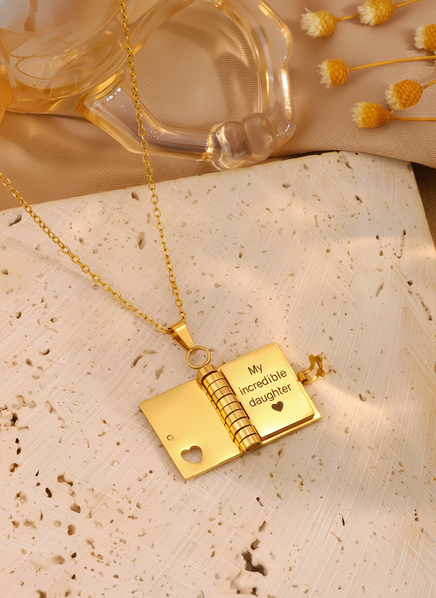 Thumbnail: 'My Little Star' Book Necklace