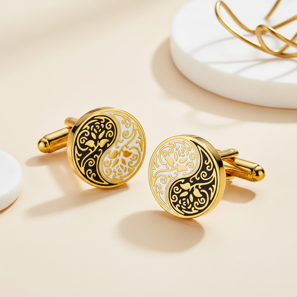 Yin Yang Cufflinks