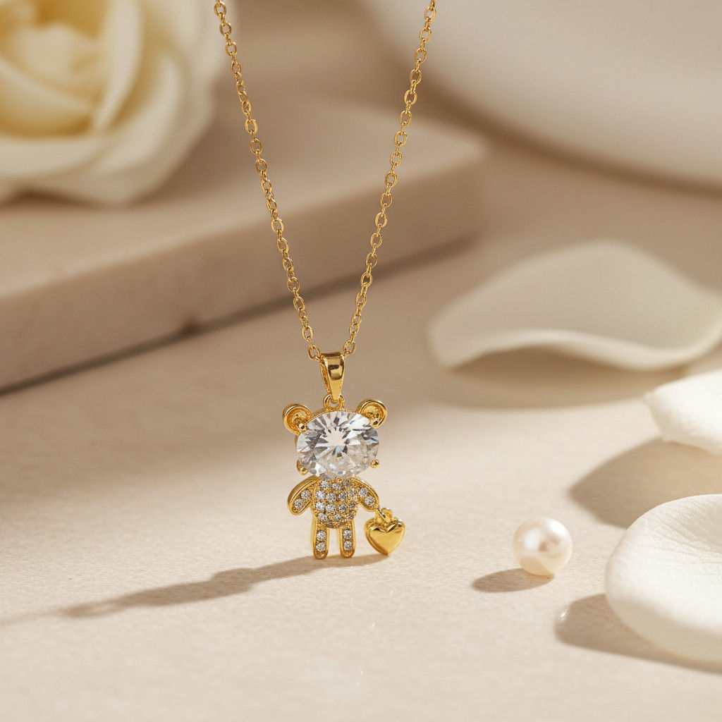 Little Love Bear Necklace
