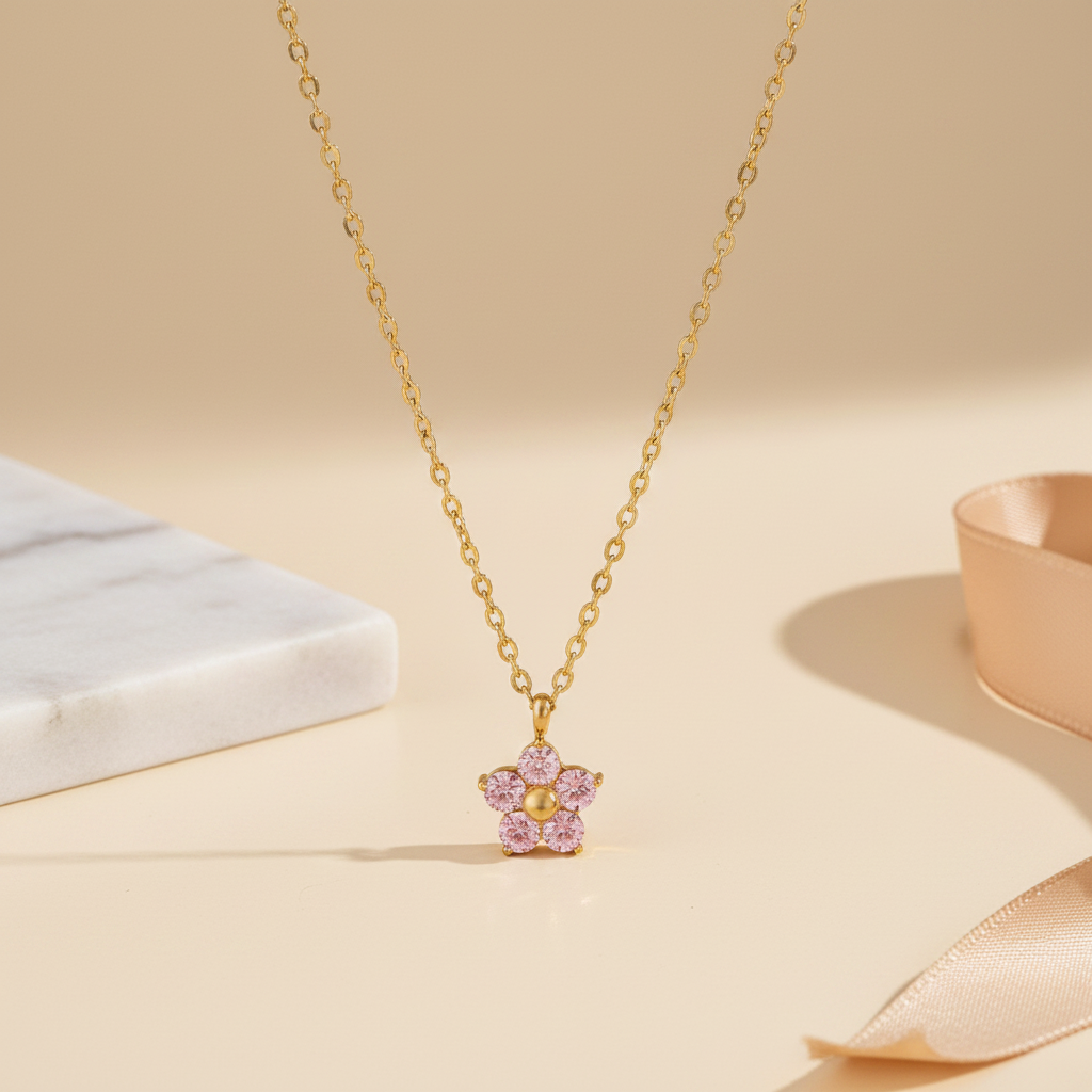 Fleur de Rose Necklace