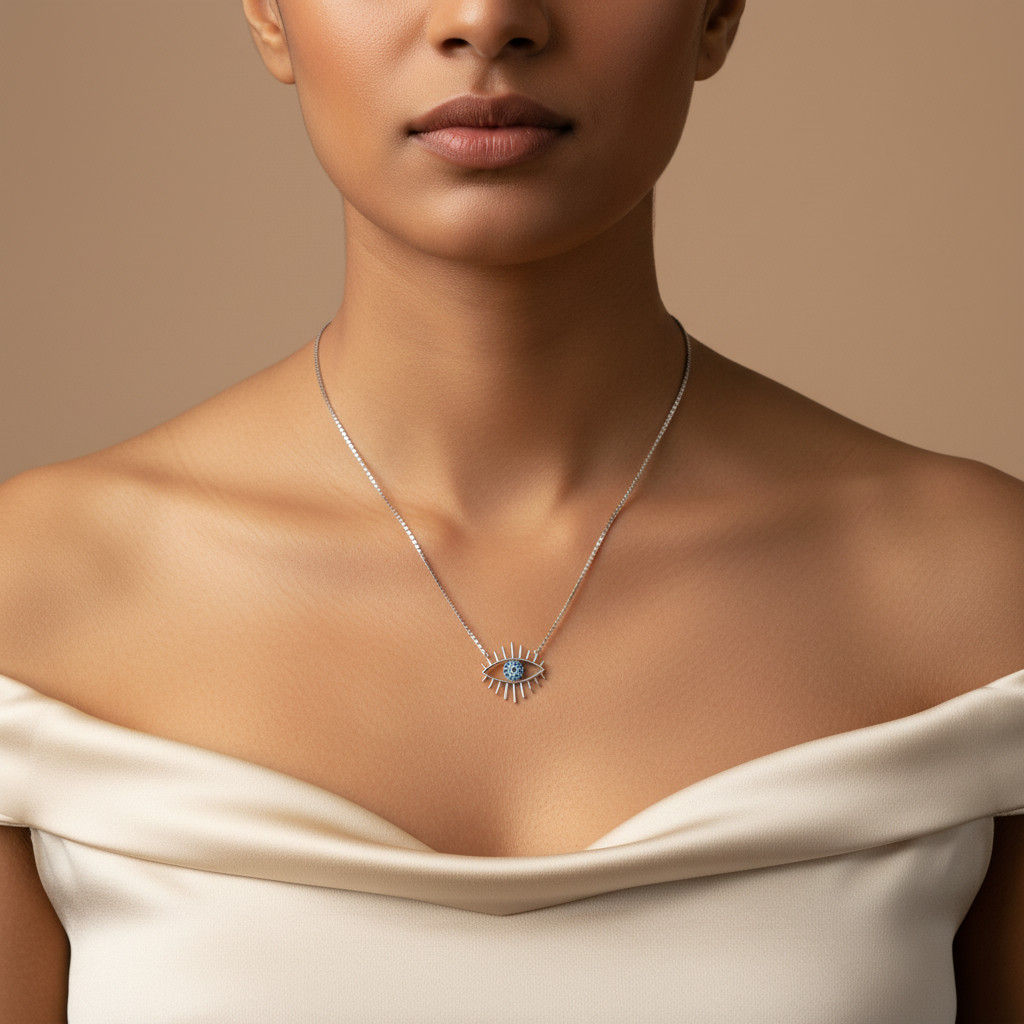 Amulette Protectrice Sterling Silver Necklace