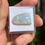 Thumbnail: Large rare Mintabie crystal Opal with teal and green fire pattern