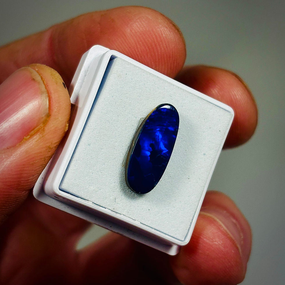 Lightning Ridge Doublet Oval Opal 3.00crts - OPL244