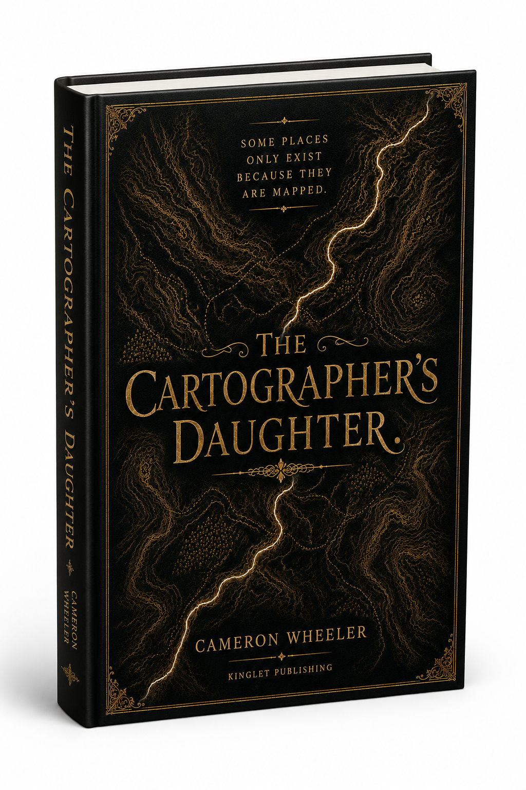The Cartographers Daughter on a white background, by Cameron Wheeler