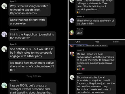Leaked Texts Reveal Democrats’ Discontent with Washington Watch Reporting