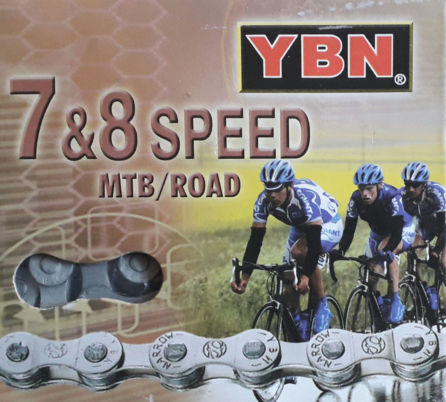 Chaîne  7/8 vitesses MTB-Road