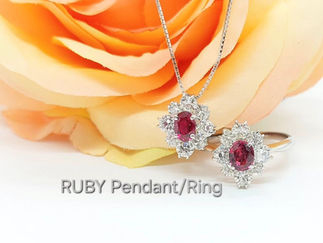 PT900⁡⁡ルビーペンダント⁡⁡0.69ct⁡⁡ダイヤモンド⁡⁡1.01ct⁡⁡リング⁡⁡⁡0.68ct⁡⁡ダイヤモンド⁡⁡1.01ct⁡