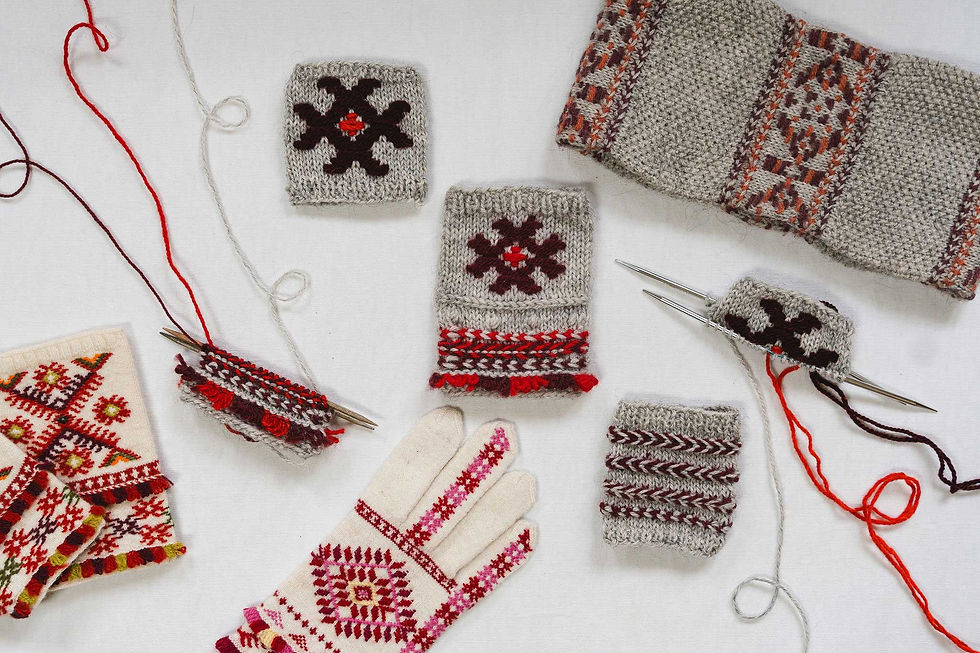Estonian Knitting Essentials: Fringe, Braids, Bobbles & Roosimine