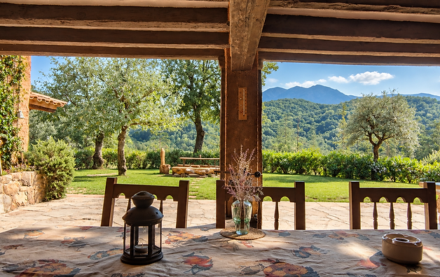magnifiques vistes del porxo al montseny