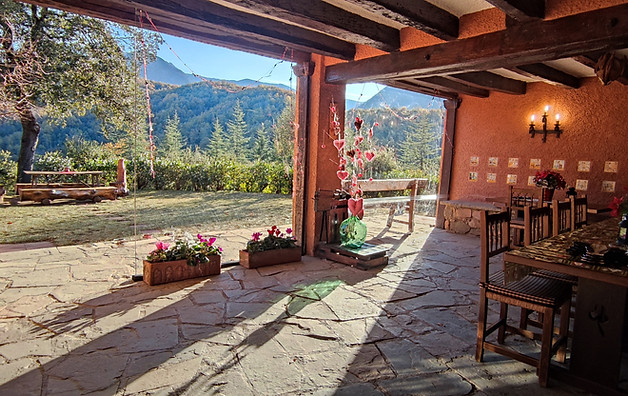 Porxo amb vistes al Montseny