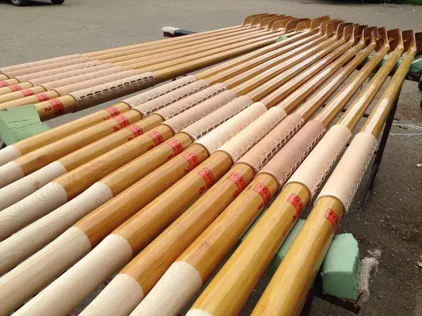 Thumbnail: Cornish Pilot Gig Oars - set of 6 oars