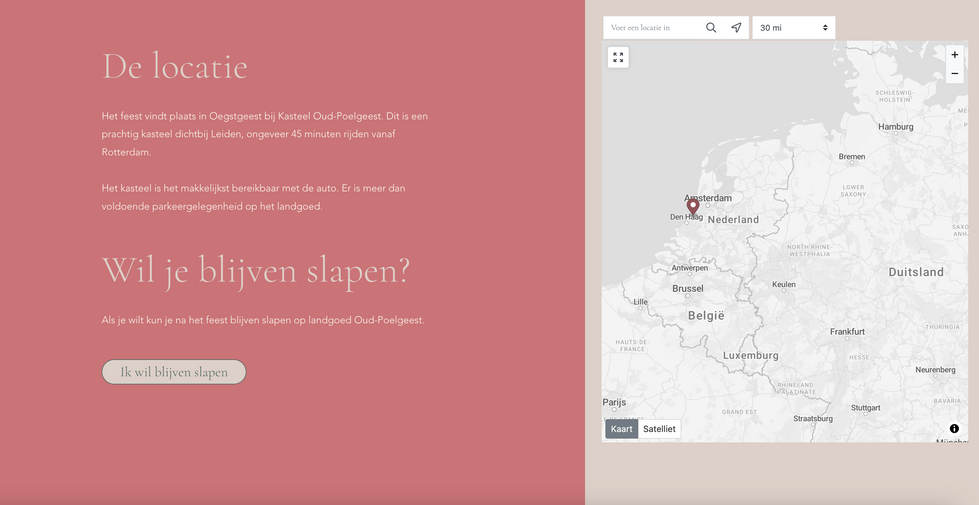Locatie en routebeschrijving