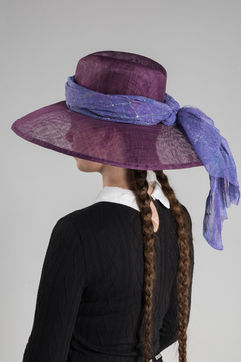 Wright Rose Costumes - Hand Blocked Sinamay Hat