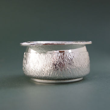 Silver Tea strainer flame texture