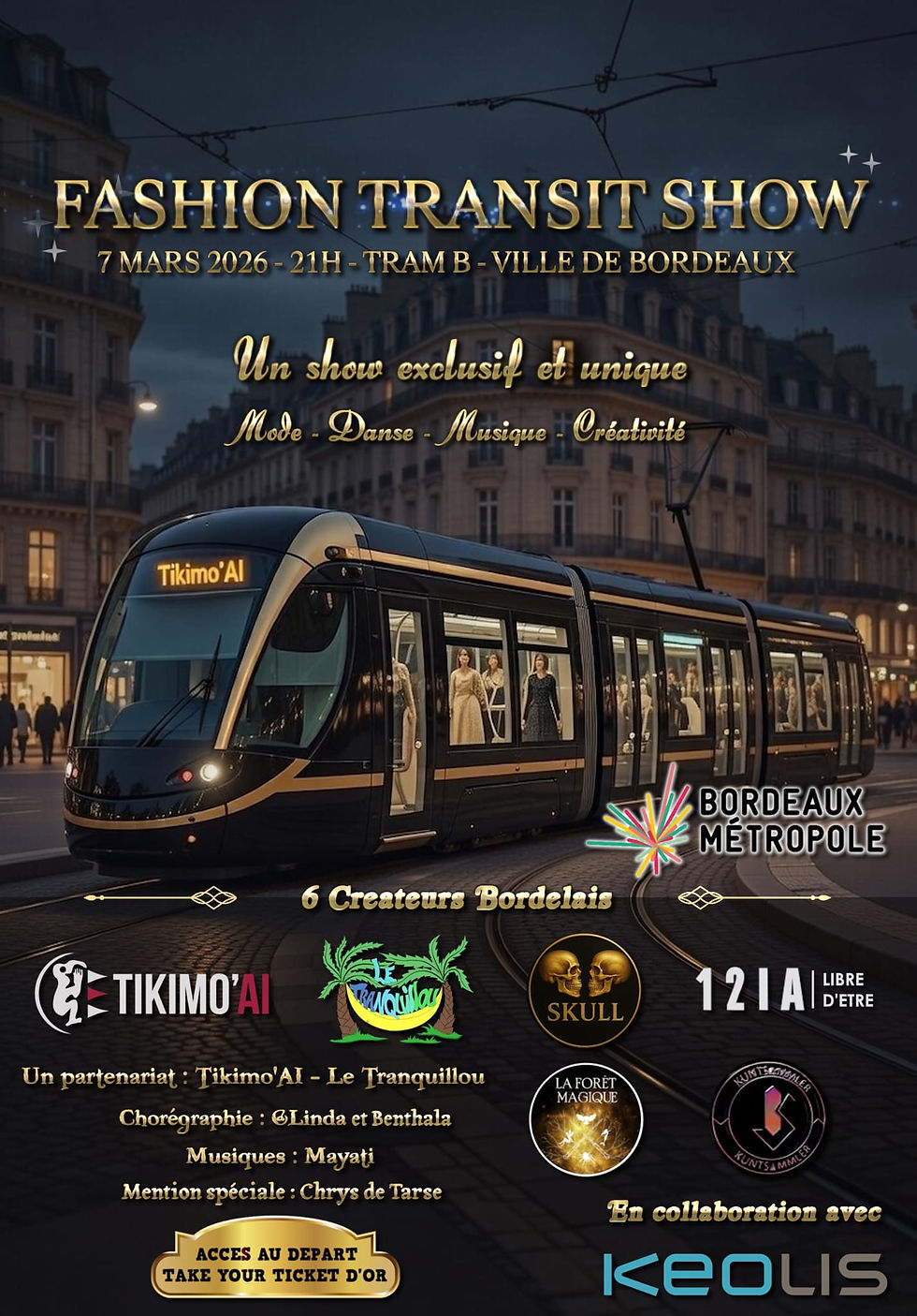 Fashion Transit Show : les sons du défilé désormais en ligne
