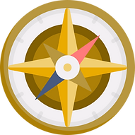 Compass signifying staying on course with financial literacy.