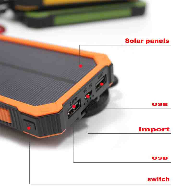Thumbnail: Solar Power bank 8000 mAh