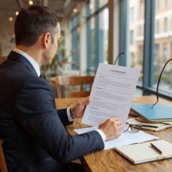 cfo resume look like