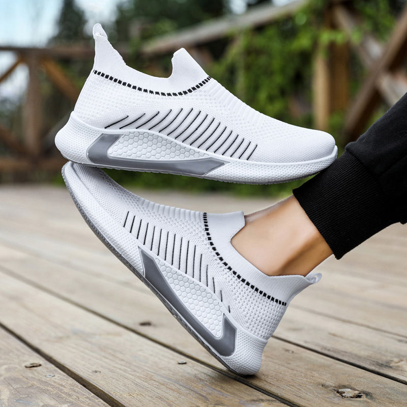 Miniatura: Breathable Casual Flying Woven Sports Shoes for All Seasons