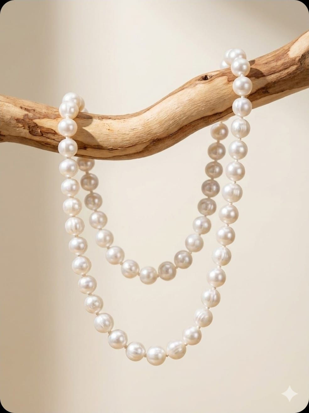 שרשרת פנינים גדולות ארוכה