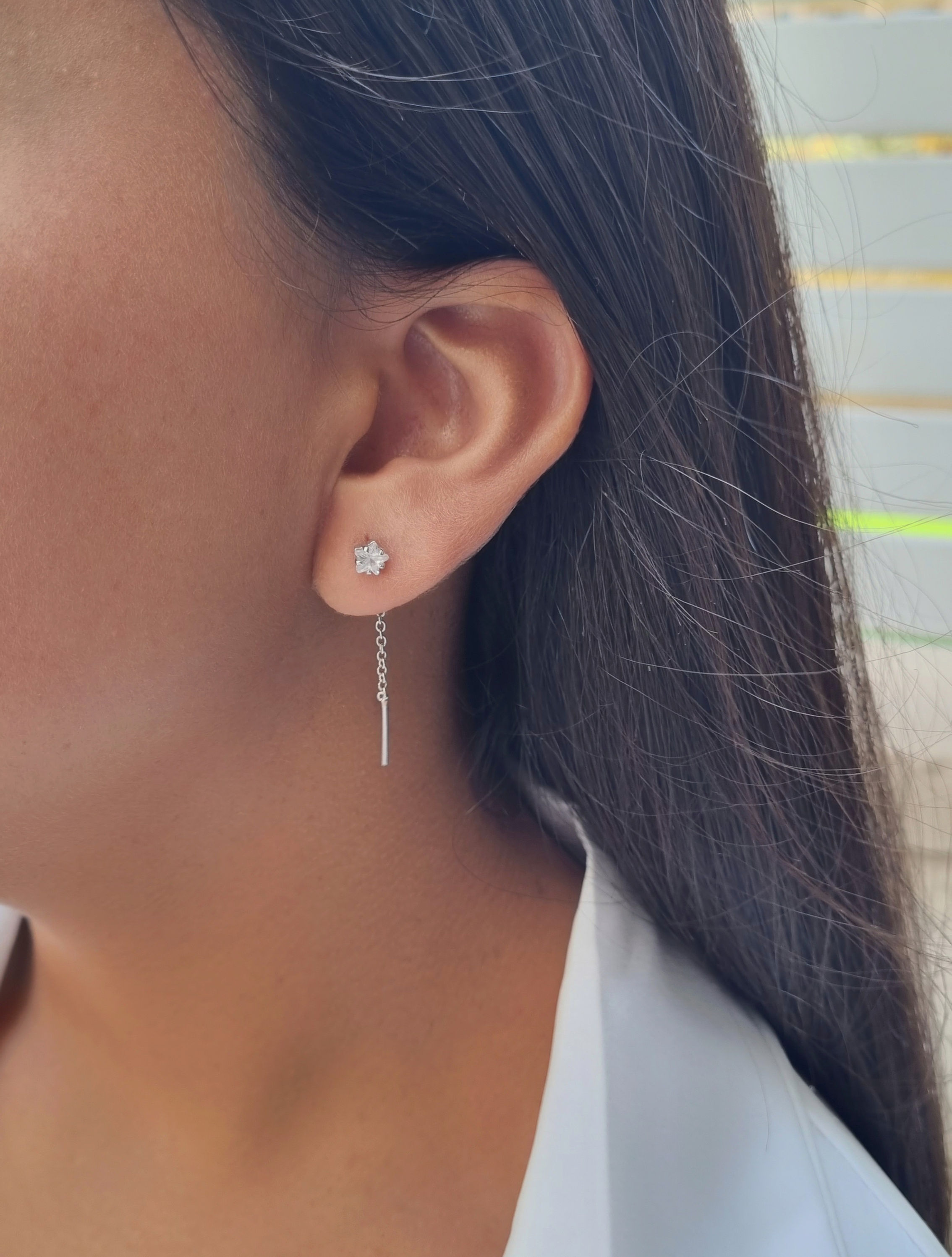 עגיל שרשרת נופל 