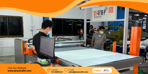 การติดตั้งเครื่องตัดอัตโนมัติ EMMA ให้กับลูกค้า ( Installation Automatic Cutting Machine )