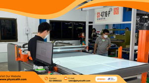 การติดตั้งเครื่องตัดอัตโนมัติ EMMA ให้กับลูกค้า ( Installation Automatic Cutting Machine )