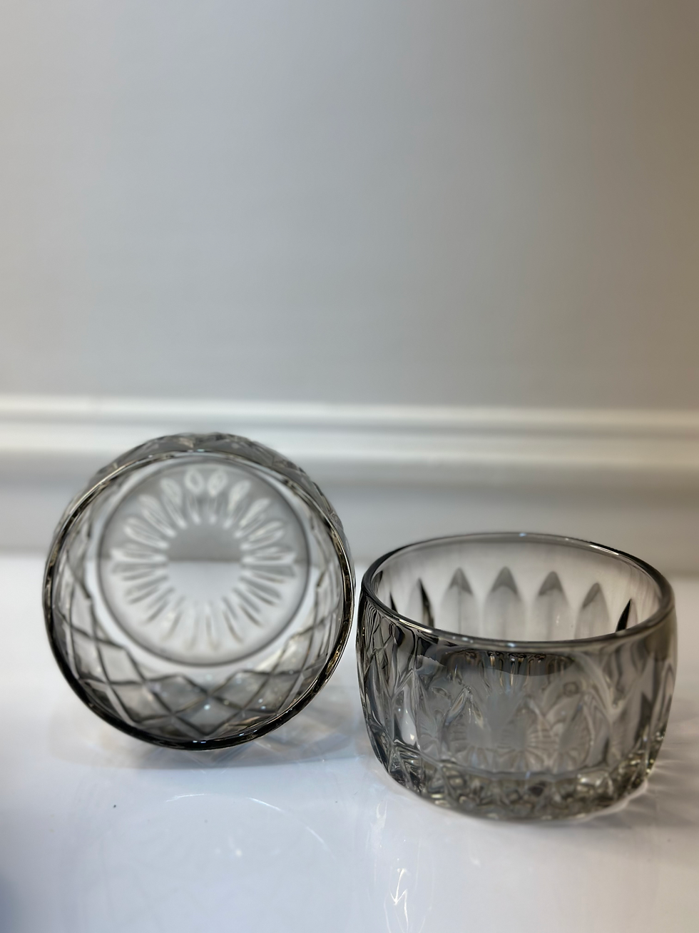 Thumbnail: Elegant Black-Tinted Dessert Bowls – Set of 6