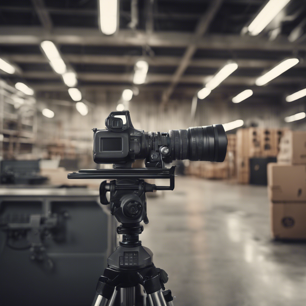 data-driven shipping decisions camera sitting in middle of a warehouse