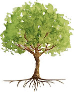 Watercolour tree icon