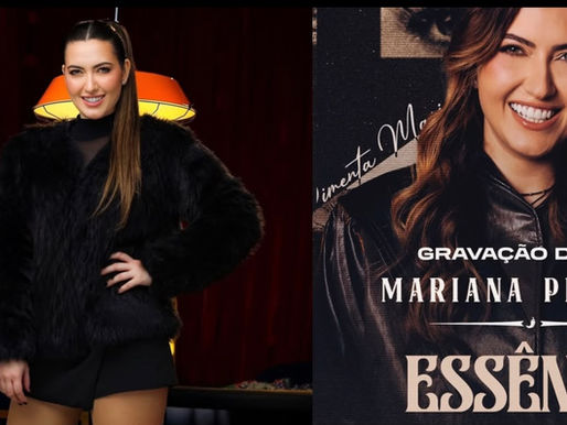 Mariana Pimenta durante apresentação no Villa Country